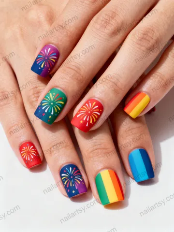 Press On Nail Design #1177 Image
