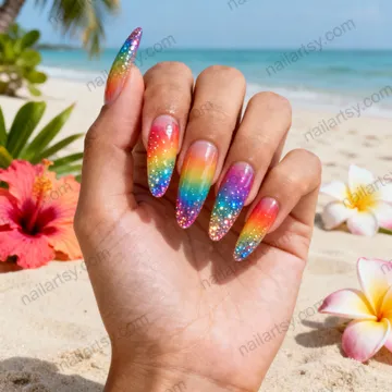 Ombre Nail Design #1220 Image