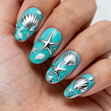 Press On Nail Design #1239 Image