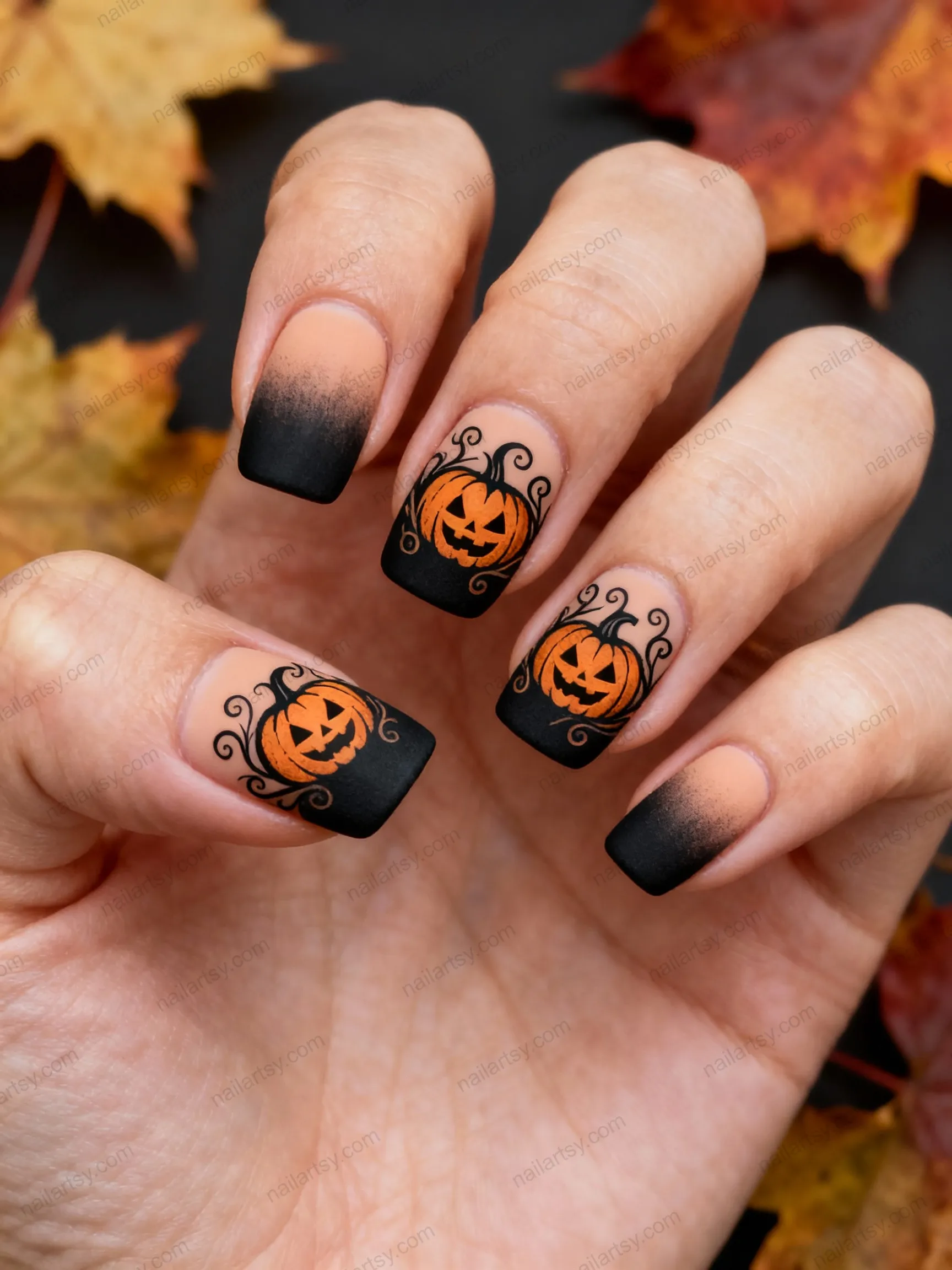 10 Pumpkin Nails Designs for 2025 Halloween